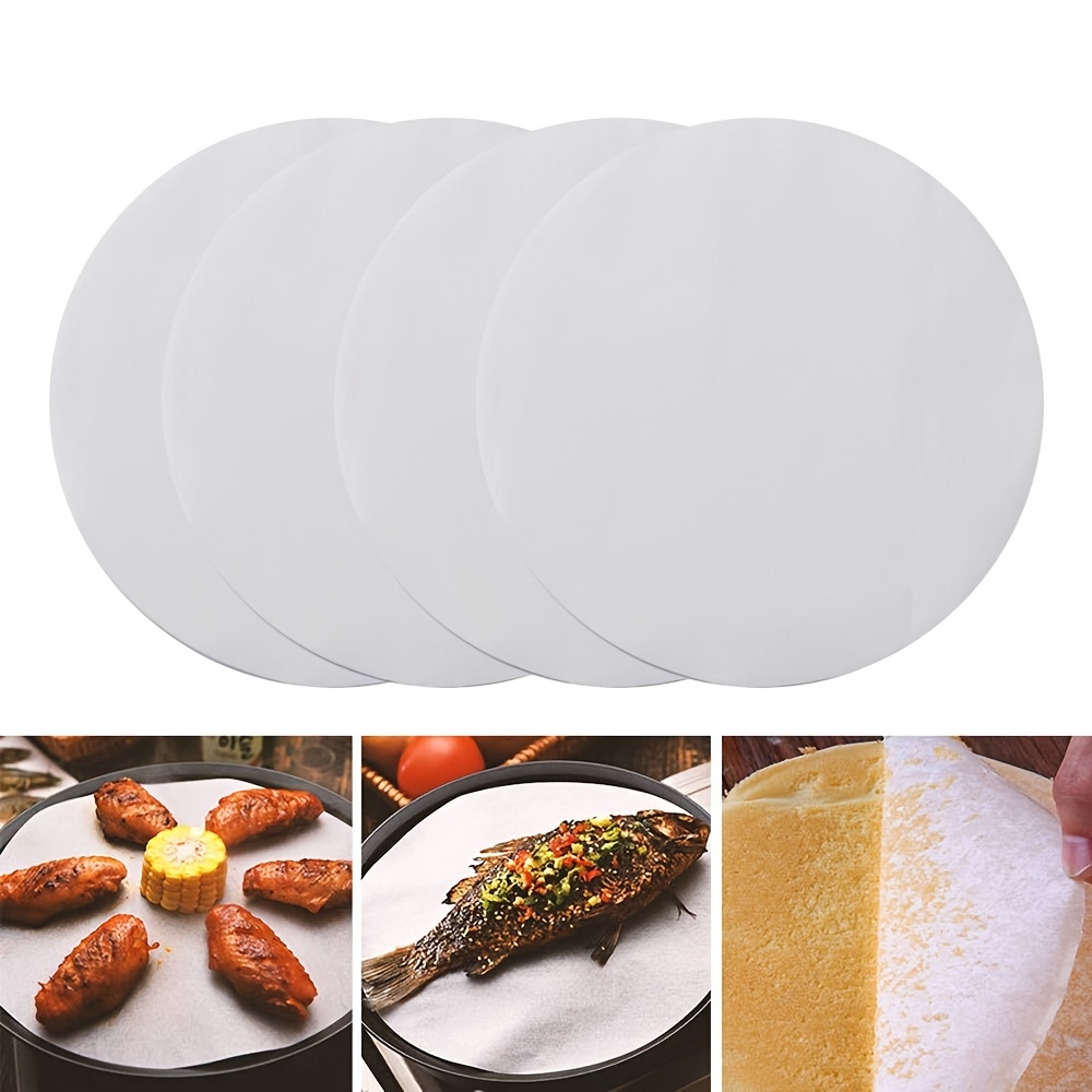 Katbite 100Pcs 3.5 Inch Parchment Paper Rounds, Unbleached & Non-stick, Precut  Parchment Circles for Cheesecake Spring Pans, Storage/Freezing Hamburger  Patties, Baking Pizzas