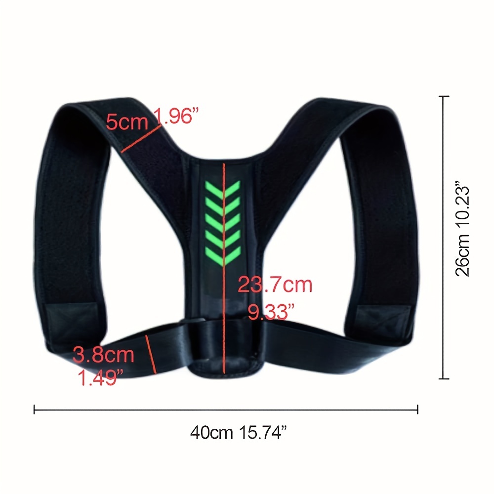 Weight One Size Posture Corrector Women Men Adjustable Back - Temu