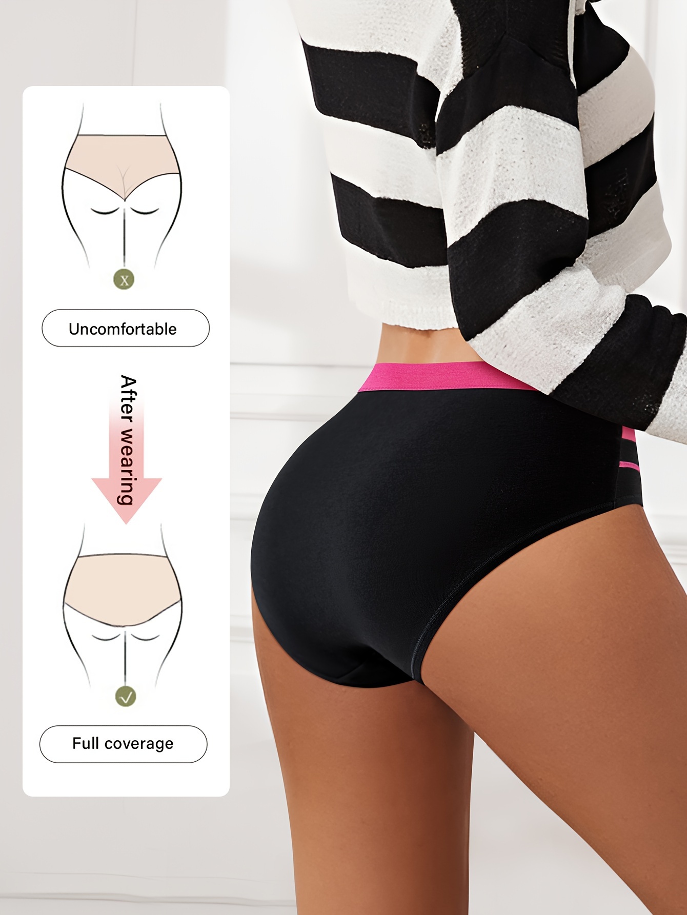 Comfy Women's Briefs Underwear - Comfy Panty - Ladies Panty - Ladies  Underwear (4 Pcs)