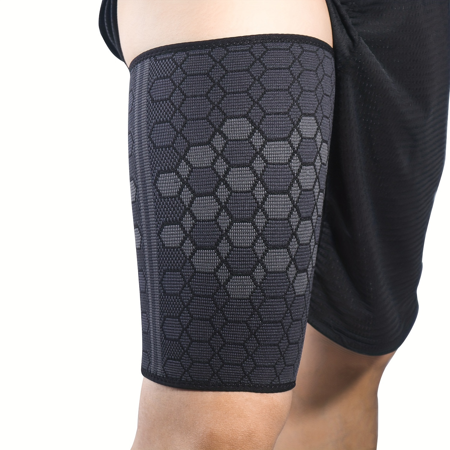 1Pcs Thigh Compression Sleeves Thigh Brace Support Thigh Sleeve Wrap-Quad  And Hamstring Support - Upper Leg Sleeves For Women Unisex Breathable Great