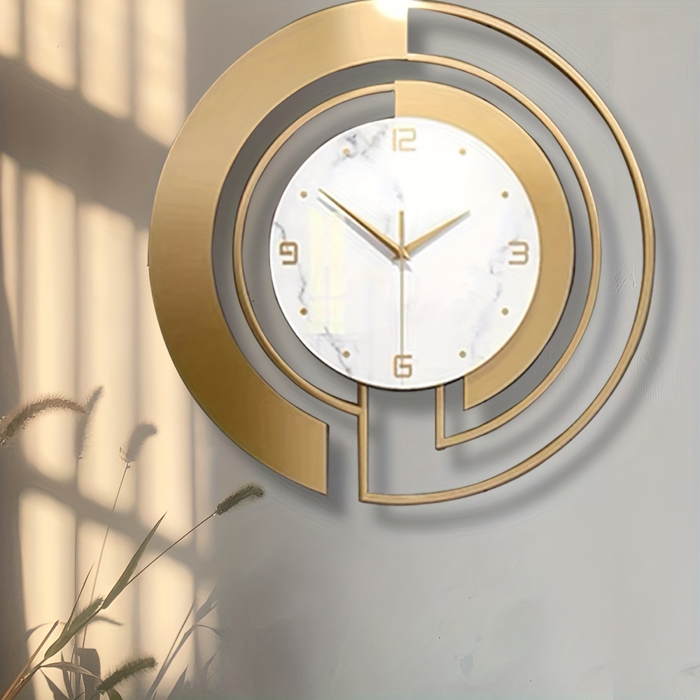 Reloj Mesa Metal Hierro Industrial Elegante Minimal Nórdico