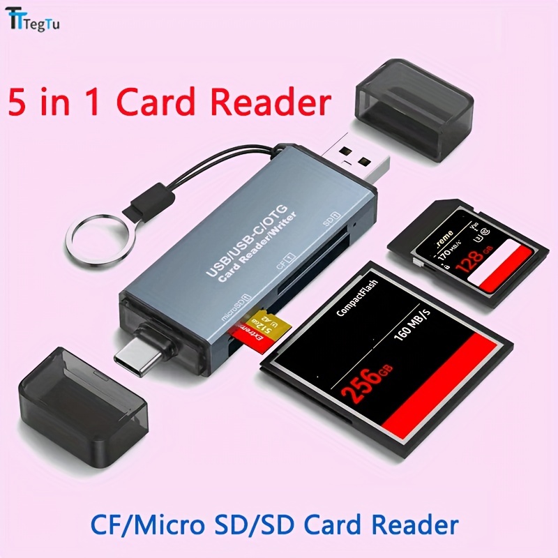  USB C SD Card Reader, Camera Memory Card Reader USB C