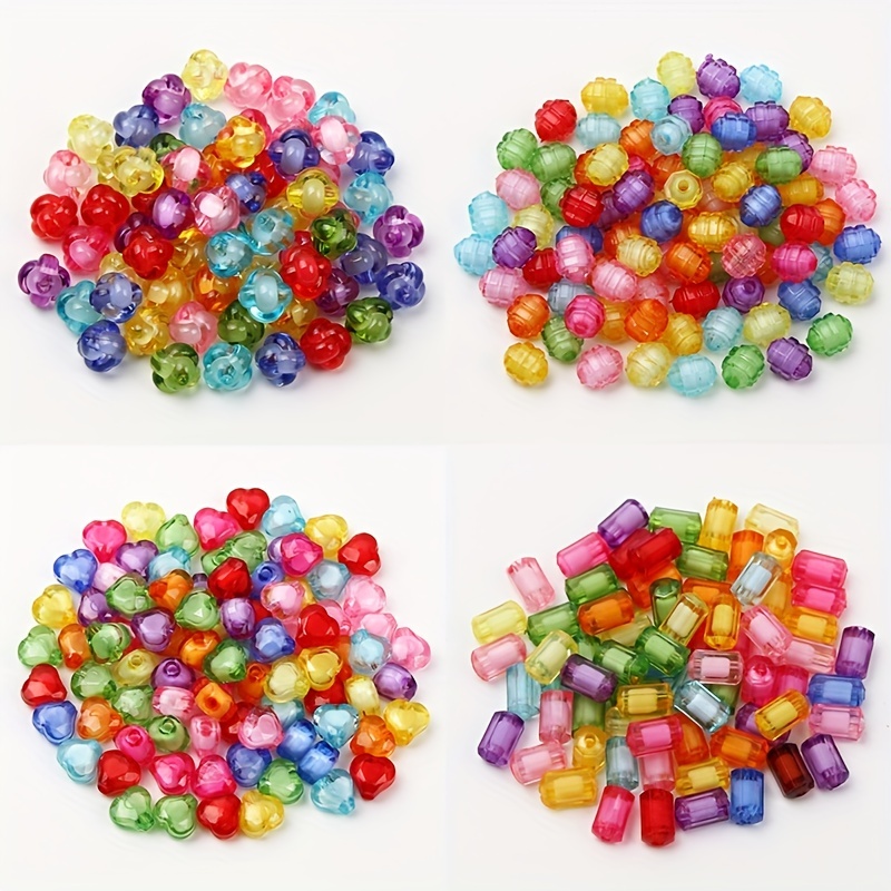 7 Colors Semi transparent Acrylic Letter Beads For - Temu