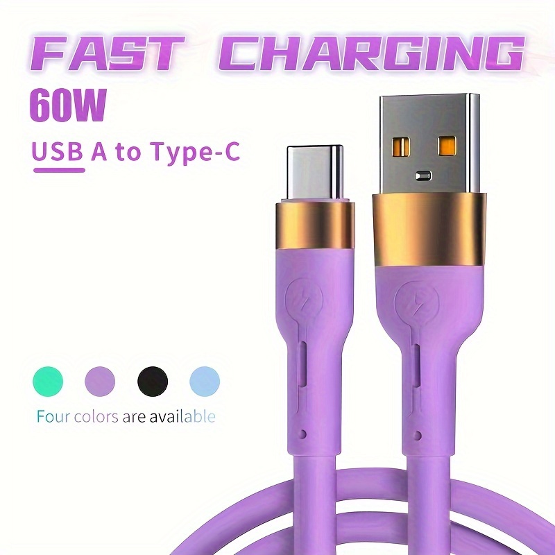 

120w 6a Super Fast Charging Type-c Liquid Silicone Cable Usb Cable For