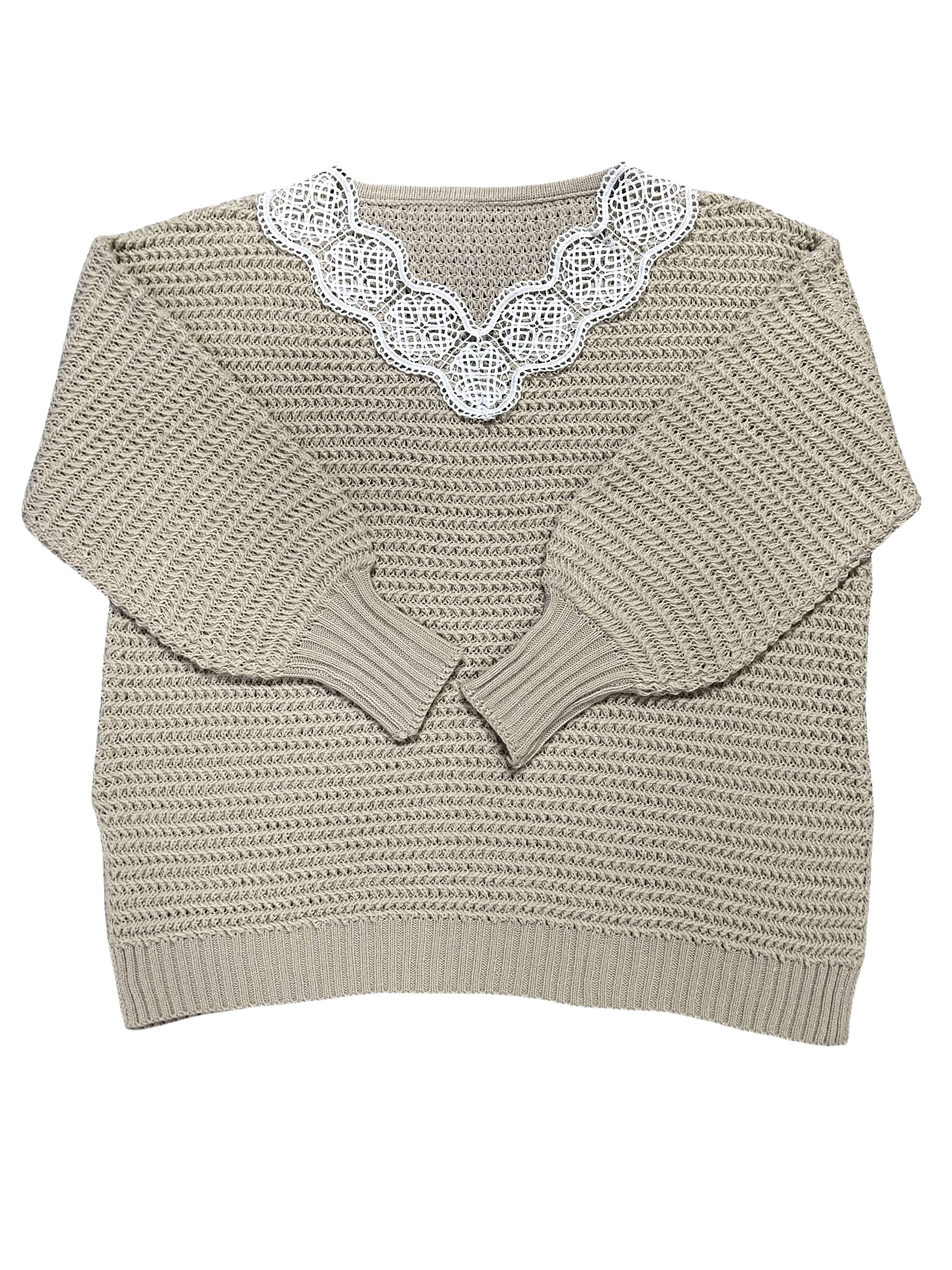 Plus Size Elegant Sweater Women's Plus Solid Knitted Contrast