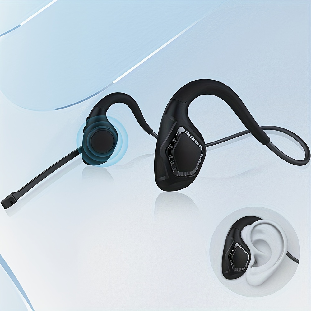 Auriculares inalámbricos, auriculares Bluetooth con micrófono con  cancelación de ruido y dongle USB, auriculares inalámbricos con silencio de