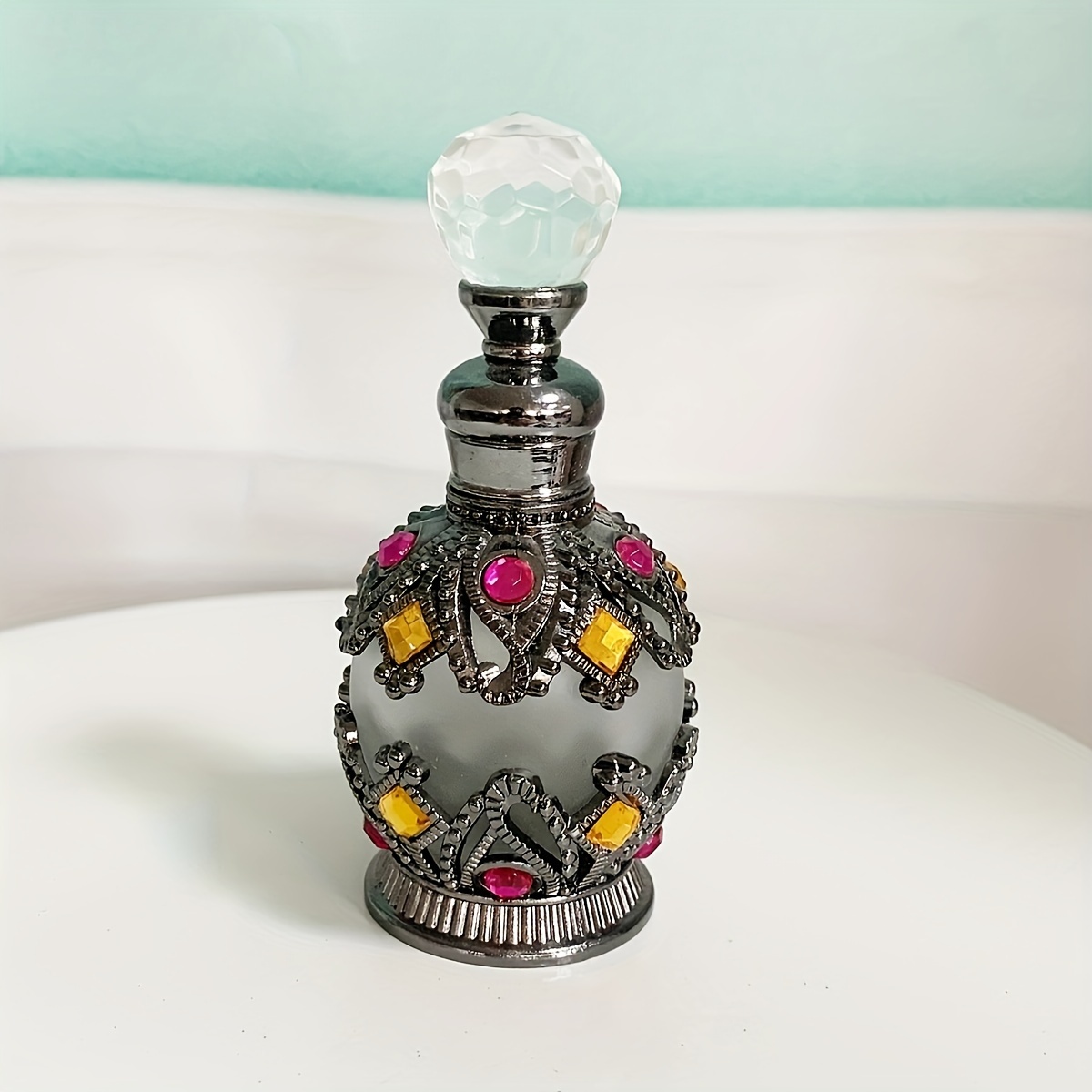 Glass Perfume Bottle Vintage Essential Oil Dropper Bottle - Temu