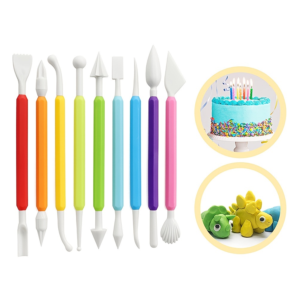 Plastic Clay Tools Clay Sculpting Tools Modeling Clay Tools Double Head  Ceramic Pottery Tool Kit Cook Decorating Tools for Kids Crafts DIY Shaping  and