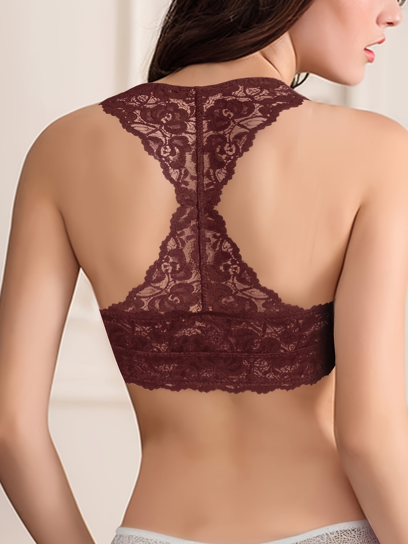 VELWINGS Lace Trim Bra for Women,Comfort Smooth Daily Bra India