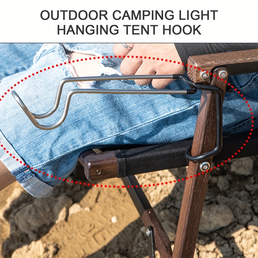 Camping Folding Lamp Pole Aluminum Alloy Outdoor Lamp Stand