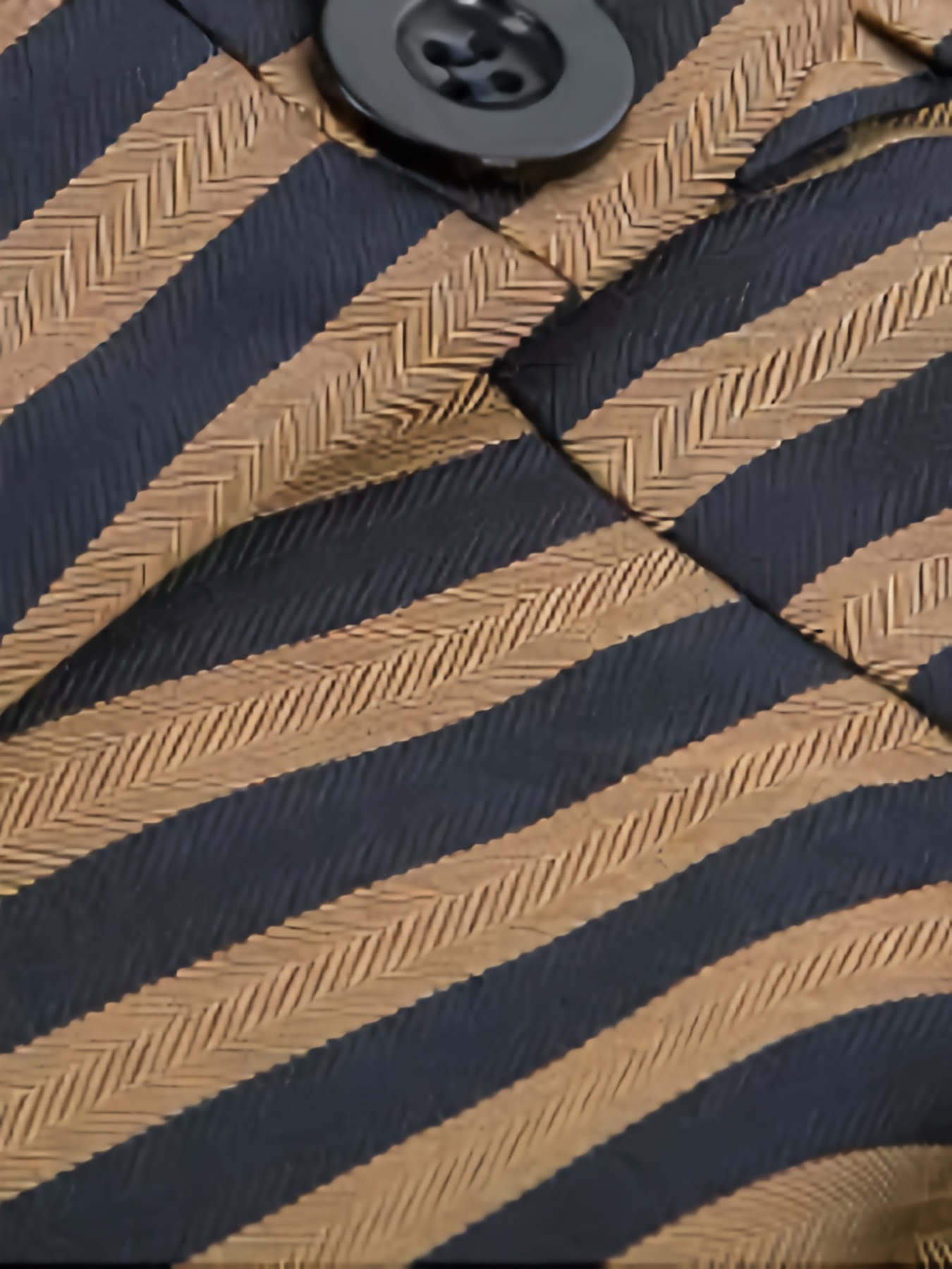 Striped Print Single Breasted Jacket Vintage Asymmetrical - Temu 