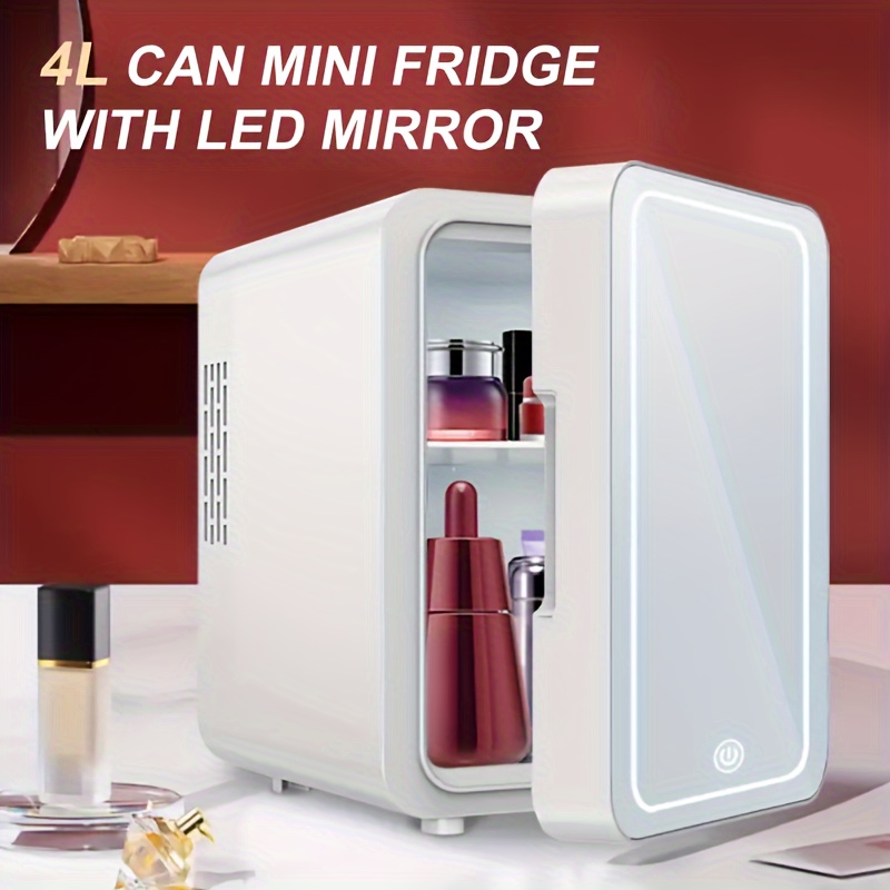 Mini refrigerador de 8 l pequeño uso doble para coche y - Temu