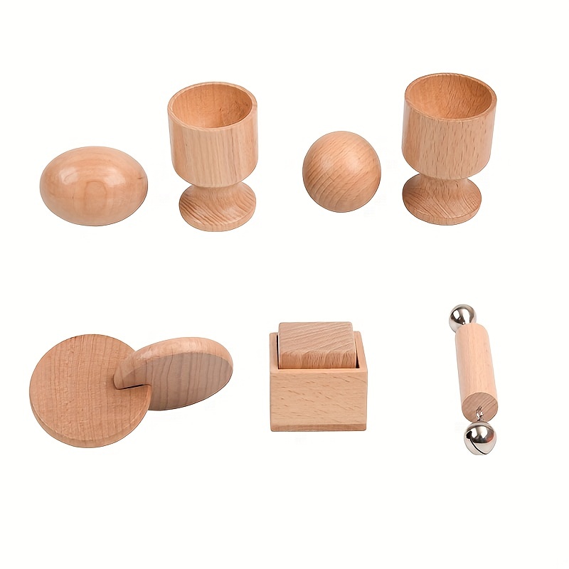 Oeufs Montessori en bois