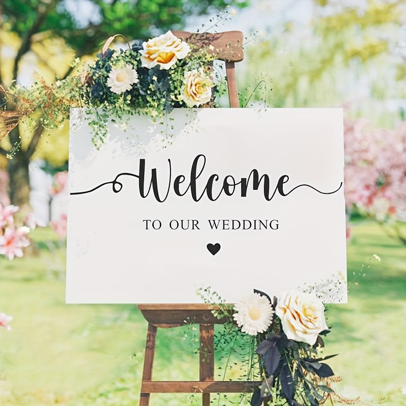 Welcome to Our Wedding Sign