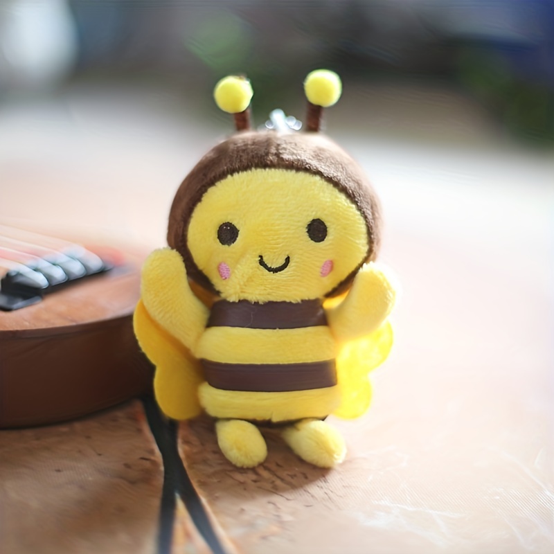 Kawaii Bee Plush Stuffed Animal Toys Soft Bumblebee Plush - Temu