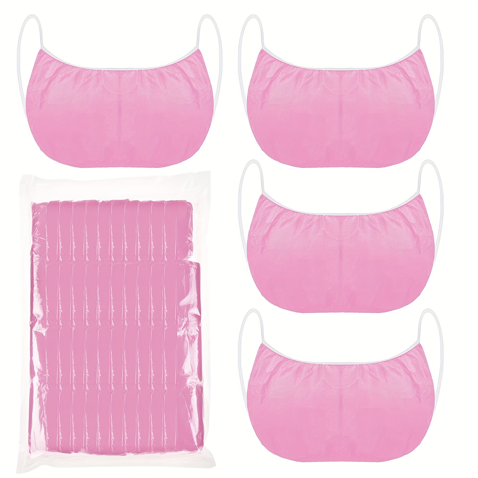 50Pcs Disposable Nonwoven Bras Women's Disposable Spa Top Garment Underwear  * Suitable For Spa Salon Massage Travel & Sunbathing