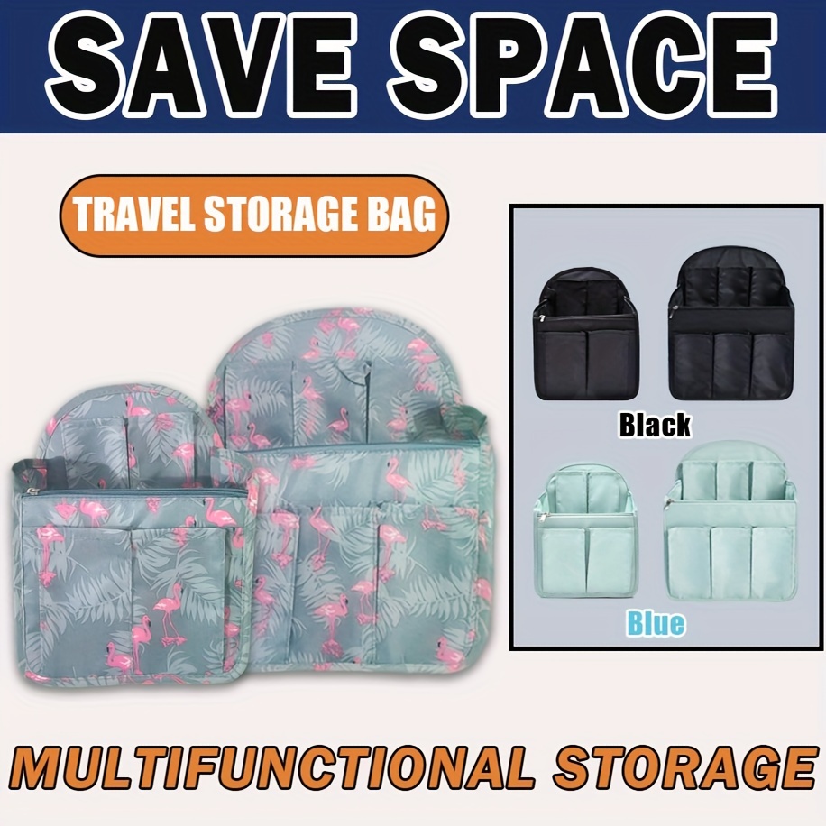  VANCORE Backpack Organizer Insert with Zipper for Rucksack  Black Travel Nylon Shoulder Bag Organizer Waterproof : Clothing, Shoes &  Jewelry
