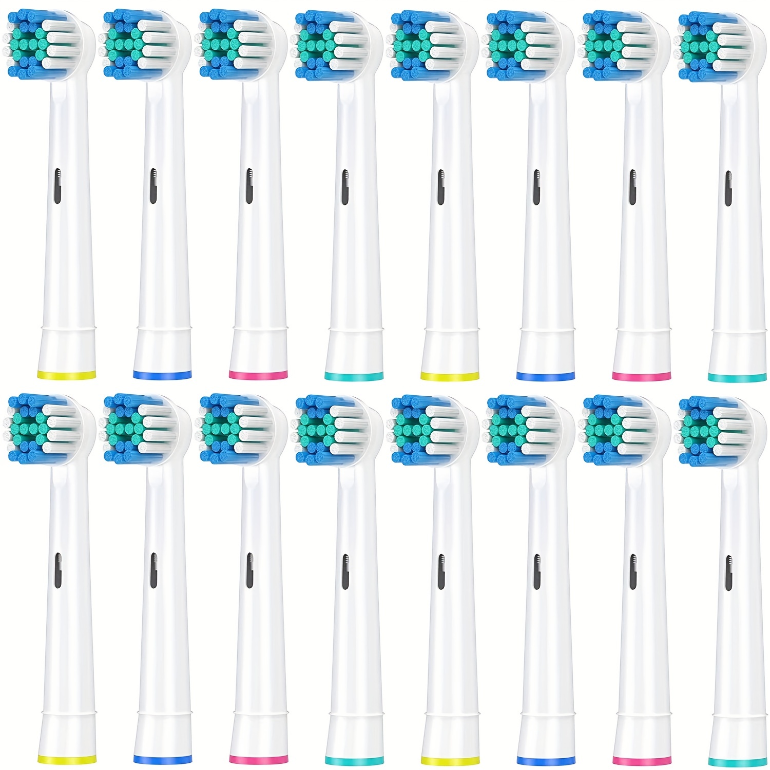 Cabezales de cepillo compatibles con cepillo de dientes eléctrico Oral-B  Braun, cabezales de repuesto para Vitality, Genius, Pro 1000