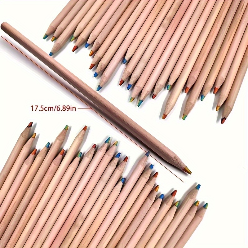 Cute 7 Color Concentric Rainbow Colored Pencils Gradient - Temu