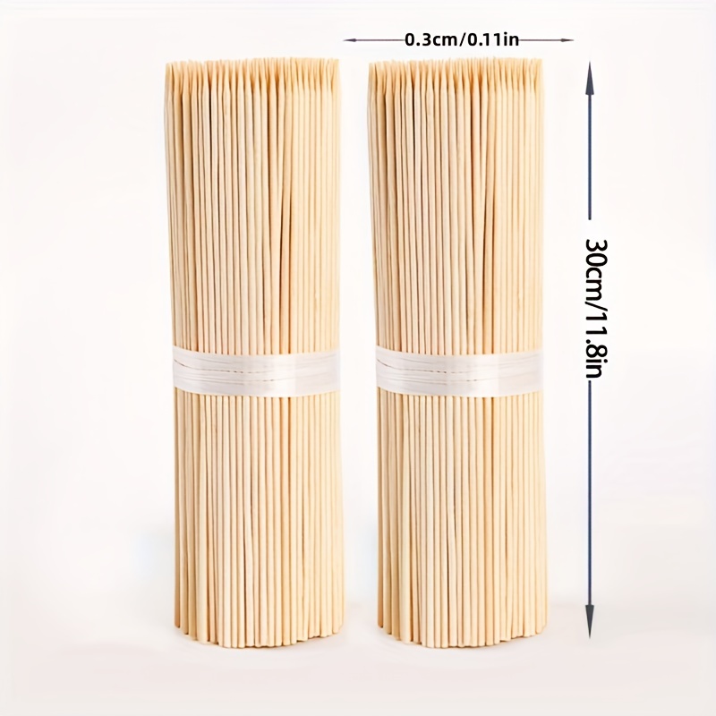 BROCHETTES EN BOIS 30 CM SACHET 100 PIECES 