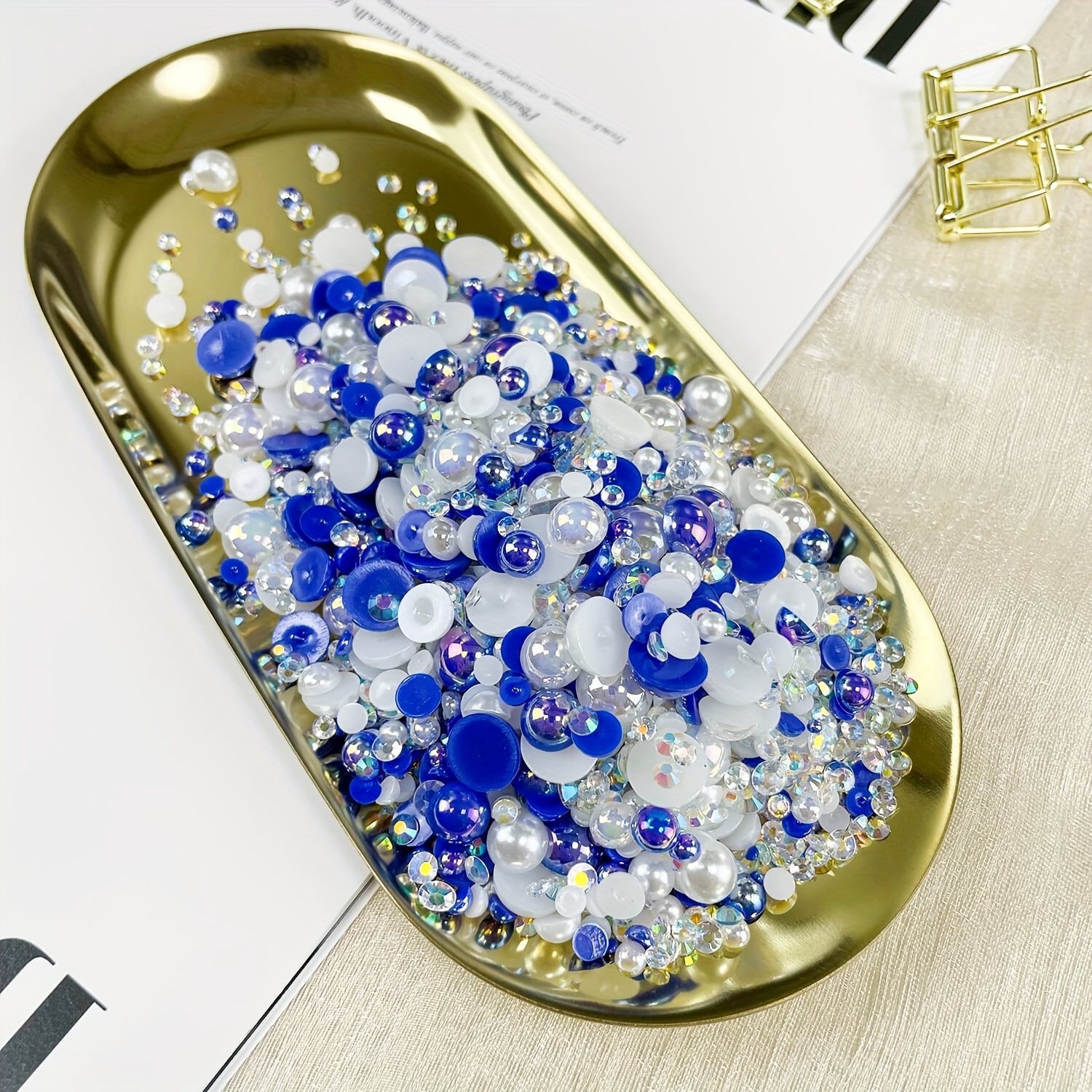 Golden Resin Flat Back Rhinestone Resin Rhinestones For - Temu