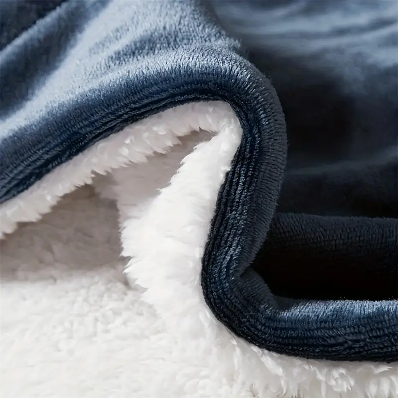 Sherpa Fleece Throw Blanket For Couch And Sofa, Soft And Fuzzy