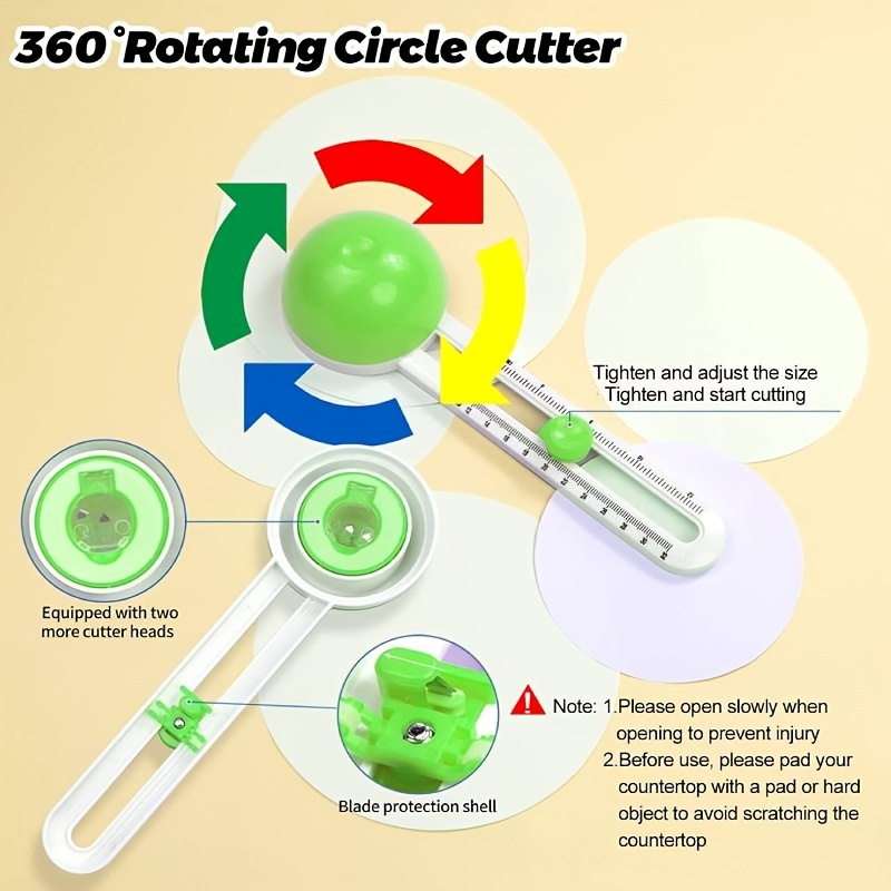 Rotating Circle Paper Cutter Scrapbooking Cards Cutters Paper