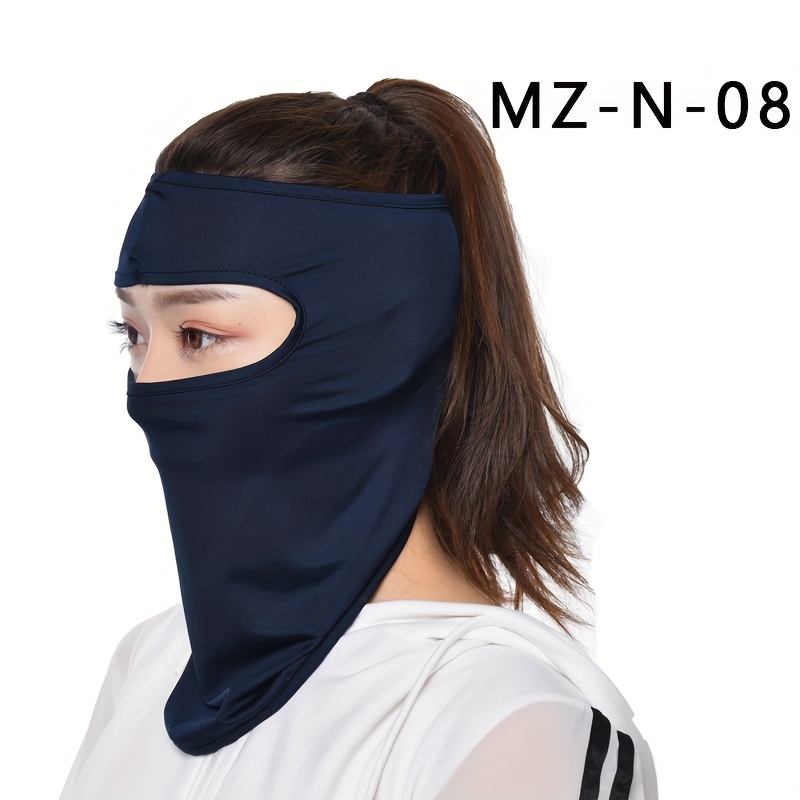 Sun Protection Cycling Mask Headgear Full Face Ice Silk Scarf For