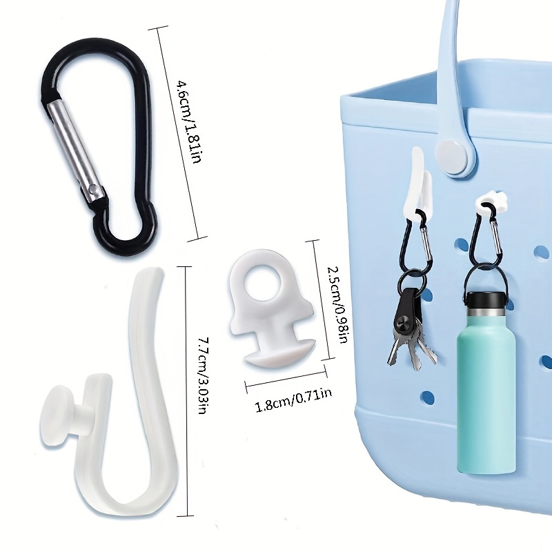 Bag Accessories Hooks Beach Bag Insert Charm Hook Keychain Holder Charms  Carabiner - Temu