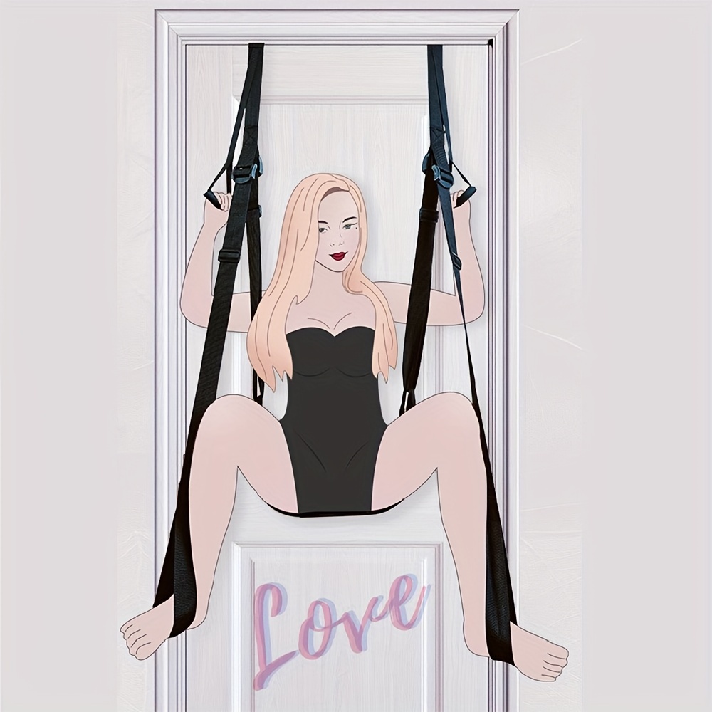 Door Sex Swing - Sexy Bondage Love Slings For Adult Couples With Adjustable Straps, Ac Door Swing With Seat Position Assist Soft Strap