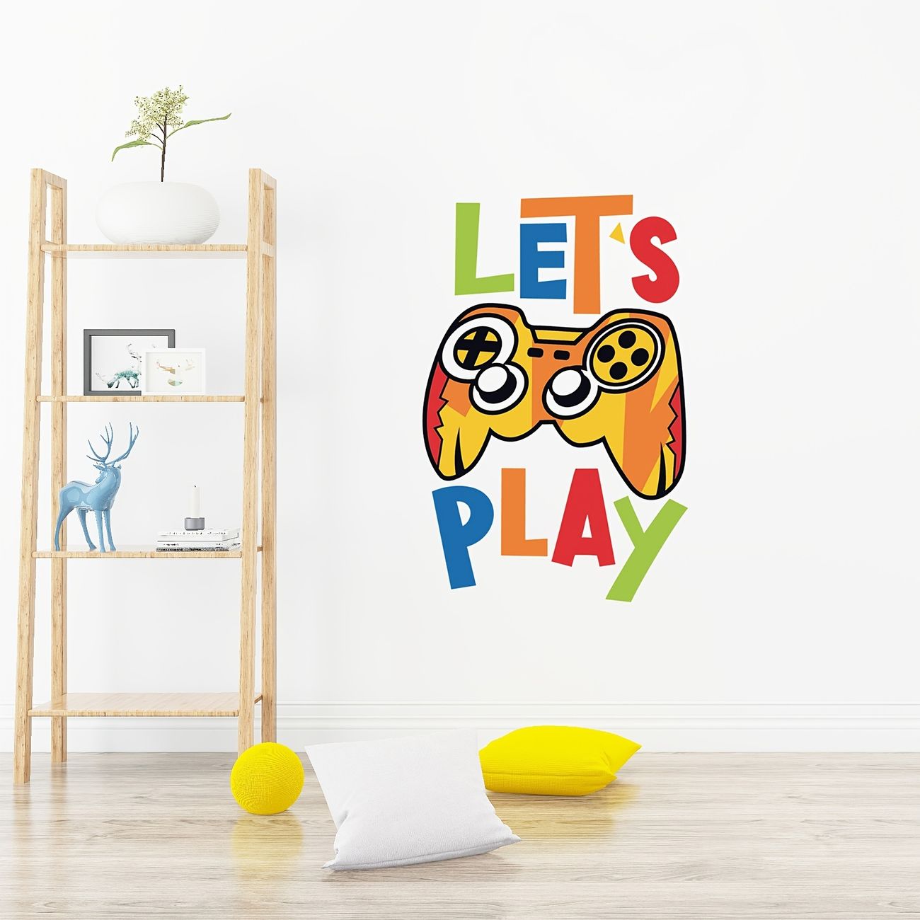 1pc Game Wall Stickers Decals Gaming Controller Joystick Wall Stickers  Gamer Zone Loading Poster Art Mural Bedroom Playroom Classroom Wall Decor  Removable Diy Wallpaper - Home & Kitchen - Temu