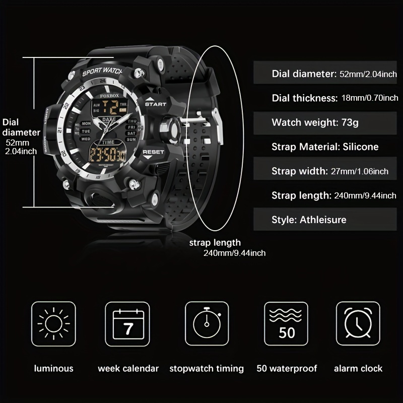 Nuevos Relojes Militares LIGE Para Hombres Relojes - Temu
