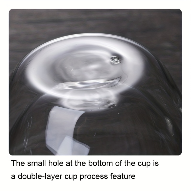 UpNew Style Tazas de café de vidrio de doble pared de 9 onzas, juego de 2  tazas de vidrio de doble p…Ver más UpNew Style Tazas de café de vidrio de
