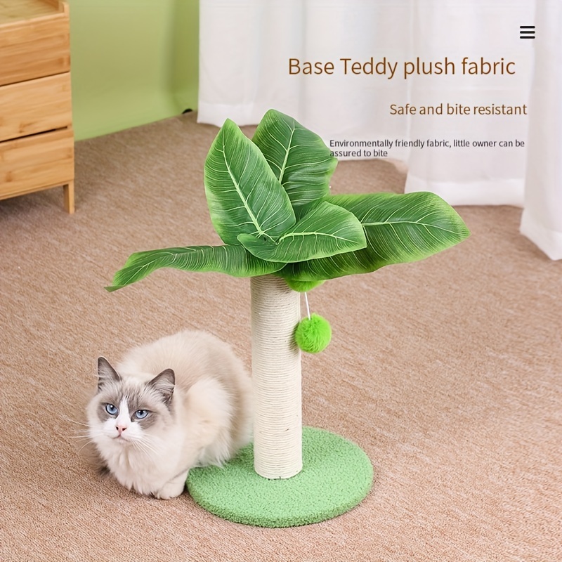 Cat Climbing Frame Coconut Tree Cat Scratching Post Sisal Temu