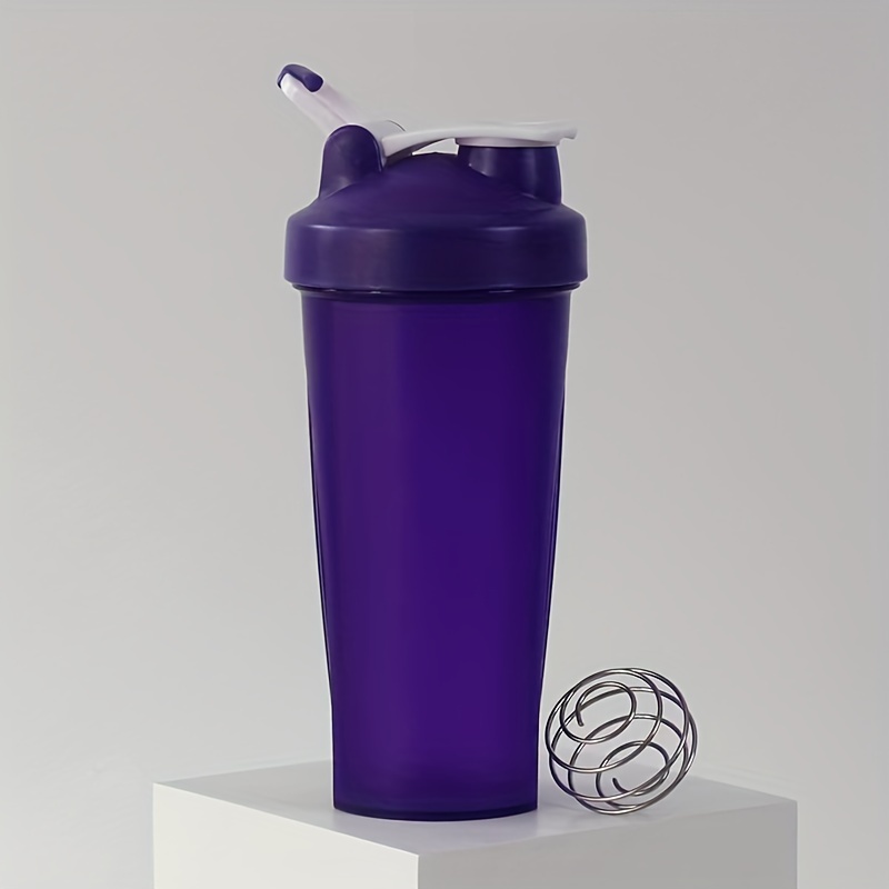  Shaker Bottle A Small Clear w. Purple Lid,12Oz/400ml
