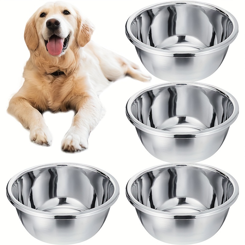 Stainless Steel Dog Bowls for Large Dogs, 2.65 Gallons High Capacity Metal  Dog Food Bowls, Ideal Food and Water Bowls for Large, X-Large, and Huge