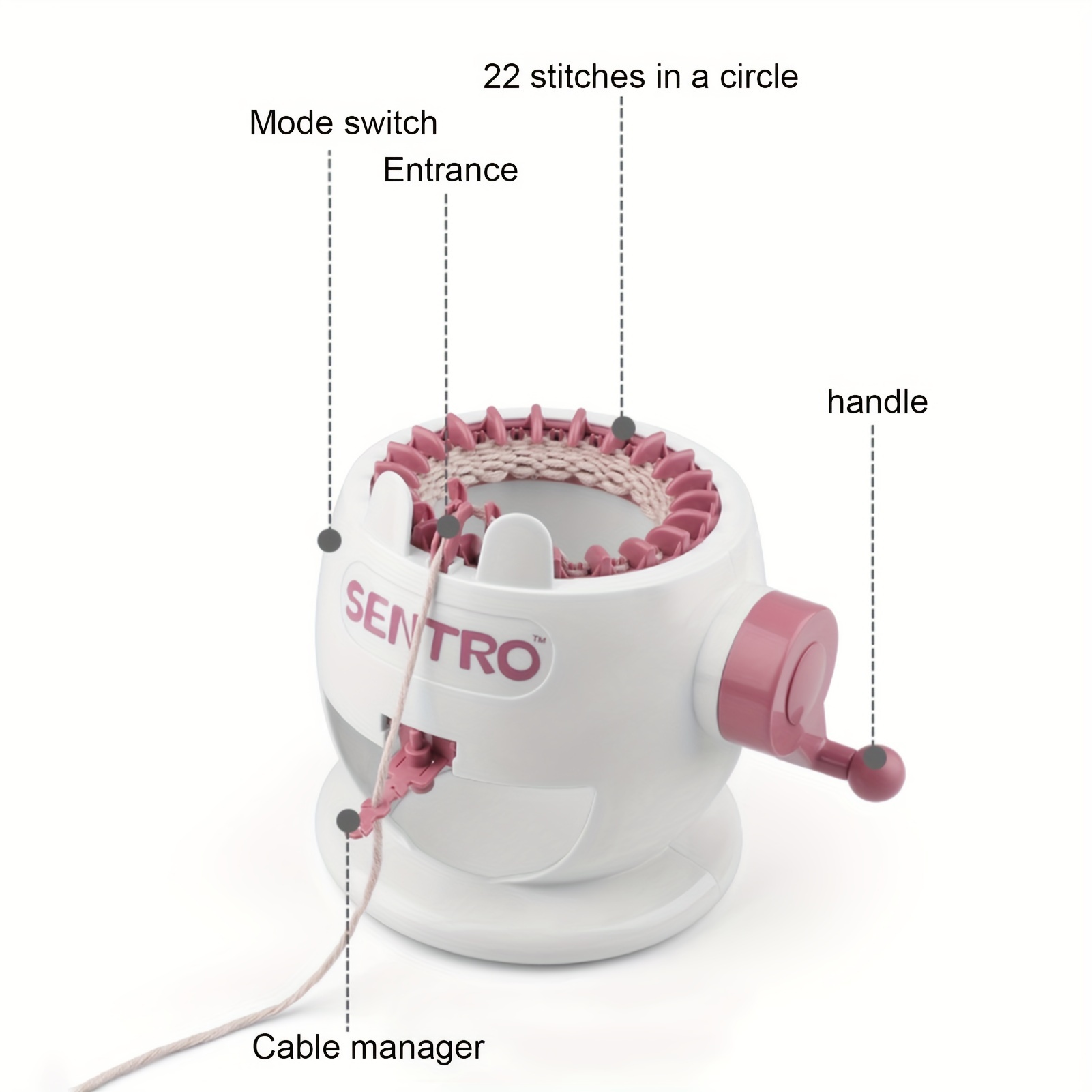 Circular Knitting Machine, 22 Needles Smart Bunny Round Knitting