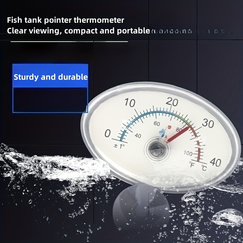 Celsius Degree ℃ Submersible Thermometer Aquarium Fish Tank Electronic  Digital Suction Type Water Temperature Meter Multifunctional Aquarium  Thermometer Waterproof Fish Tank Thermometer - Temu