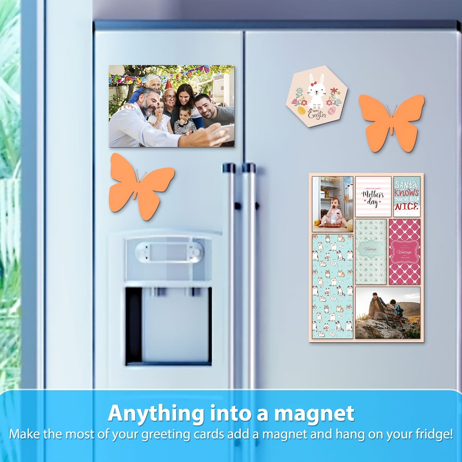 FINDMAG Magnetic Sheets with Adhesive Backing Cut and Customize Flexible  Self Adhesive Magnet Sheets for Picture and Photo Magnets Magnetic Paper  for