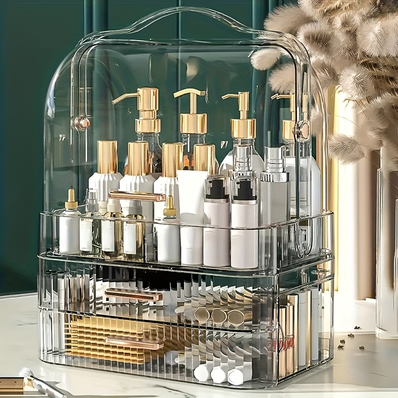 Desktop Makeup Organizer Drawer Type Cosmetic Storage Box Make Up