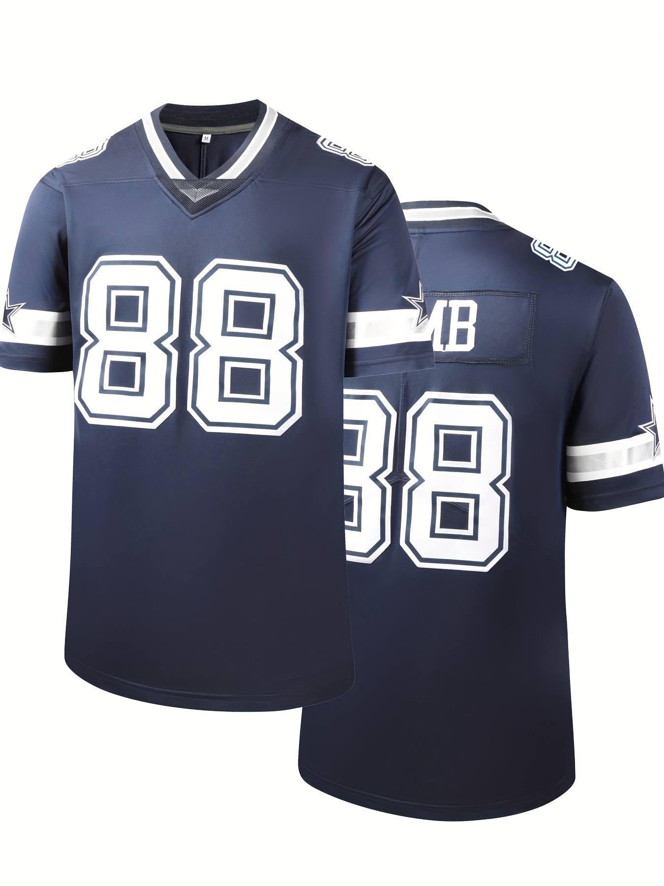 Women's CeeDee Lamb White/Navy Dallas Cowboys Plus Size Name & Number  Pullover Hoodie