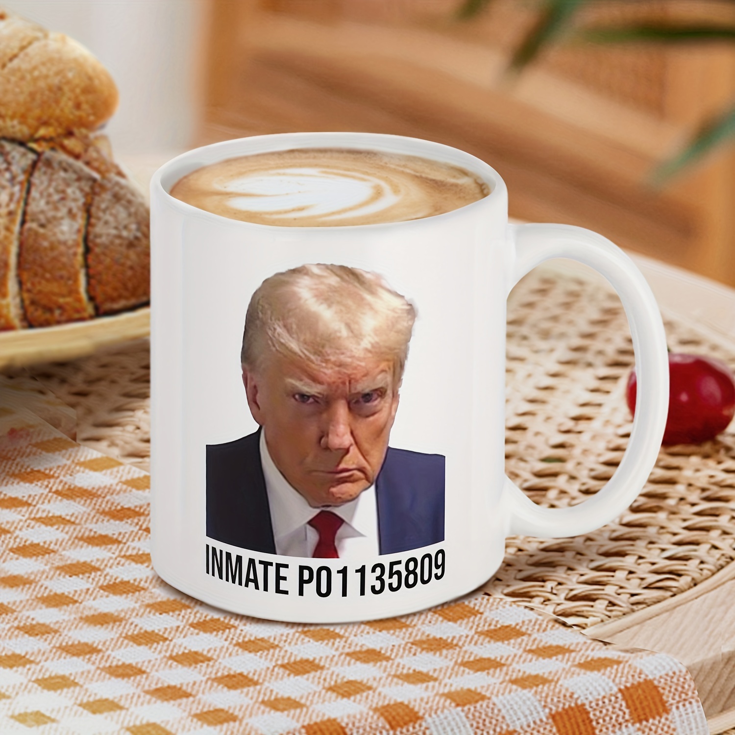 Trump Mugshot Coffee Mugs for Sale