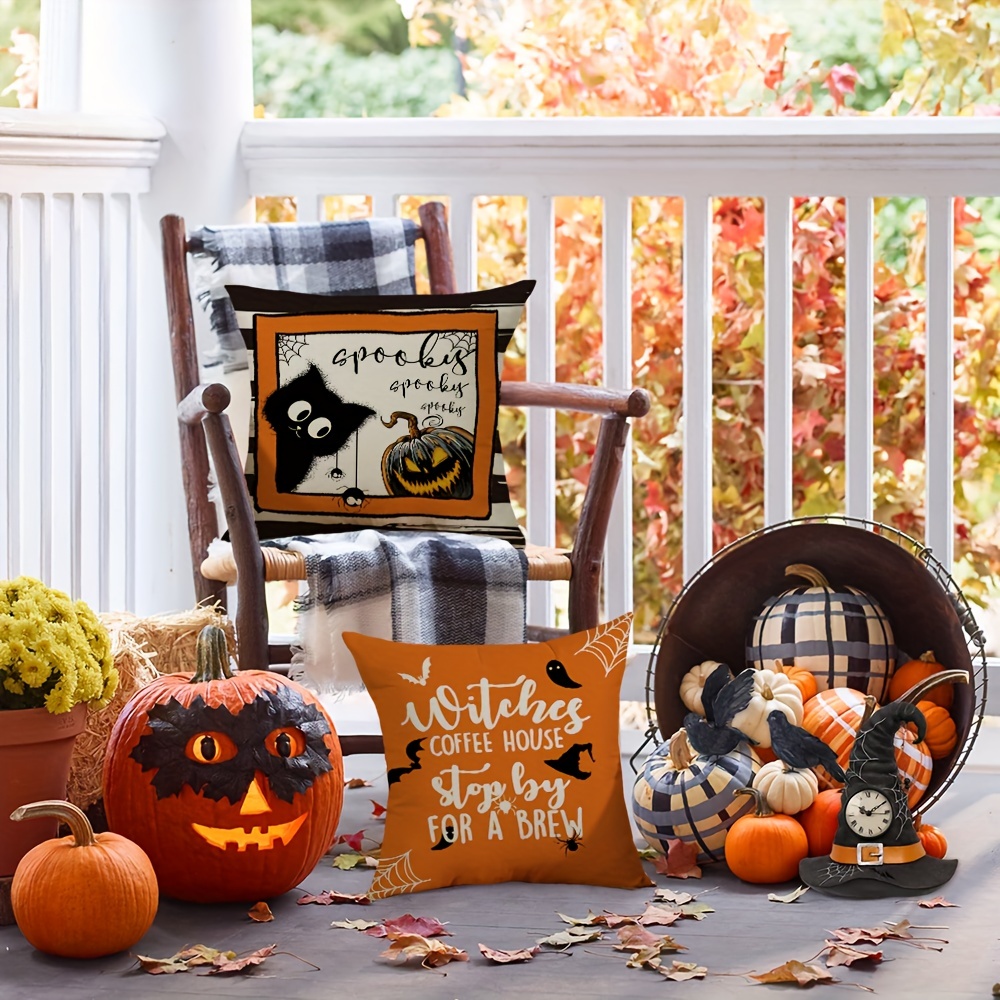 Halloween Pillow Halloween Boo Pillow Halloween Decor Fall Pillow Farmhouse  Throw Pillow Lumbar Pillow Fall Farmhouse 