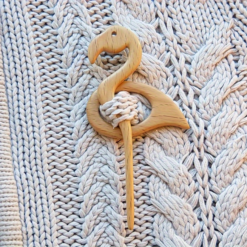 Wooden Animal Pattern Brooch Pin Wood Shawl Pin Scarf Pin Women