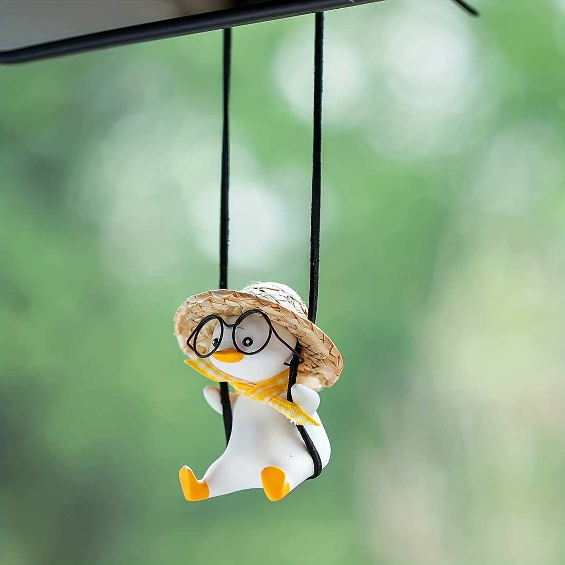 Cute Swing Duck Sunglasses Decoration Swing Duck Car Hanging - Temu