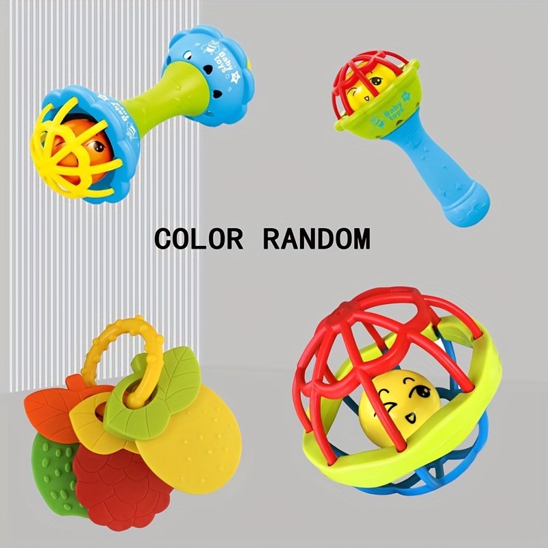 s New Hot Selling Baby Rattle Teether Hand Rattle Set Newborn  Soothing Soft Rubber Rattle Baby Newborn Toddler Infant Toys - China  Sensory Toy and Kids Toy price