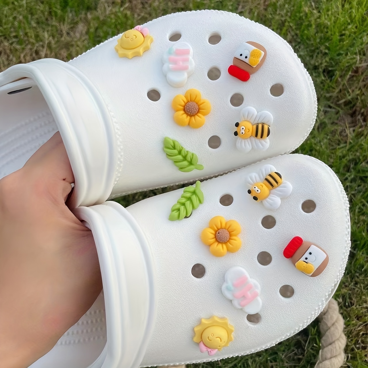 3d Attractive Plant Shoe Charms For Clogs Garden Shoes Decoration, Diy  Accessories For Adults, Party Theme Decoration - Temu