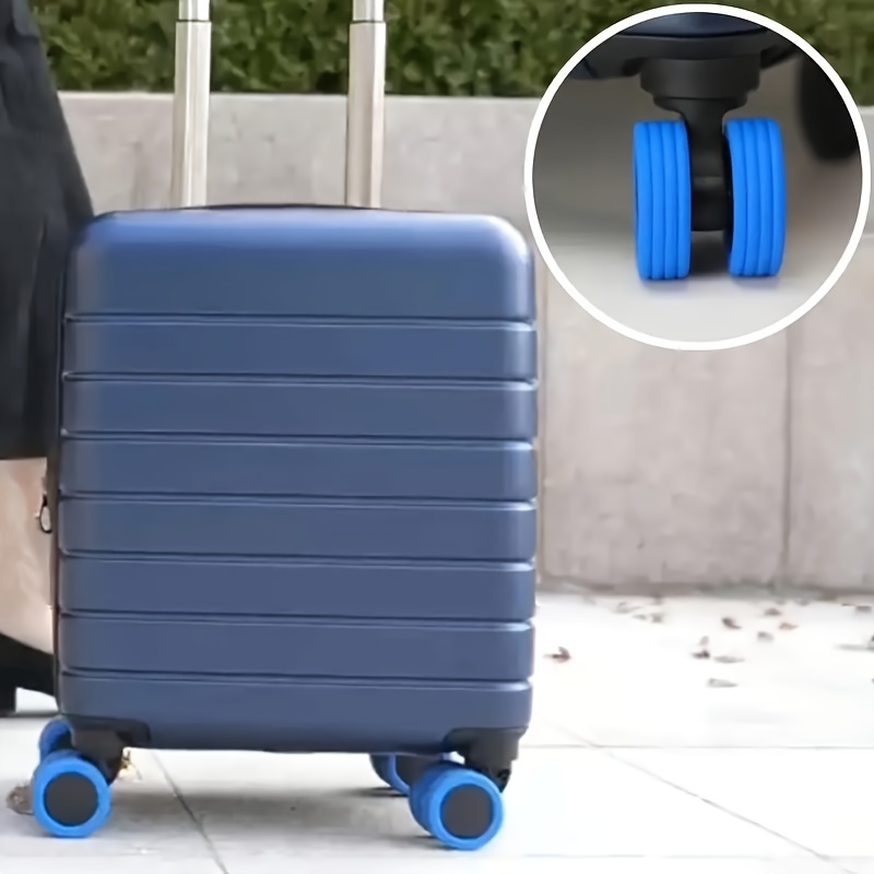 8 fundas protectoras de ruedas para maleta portátil mantén las