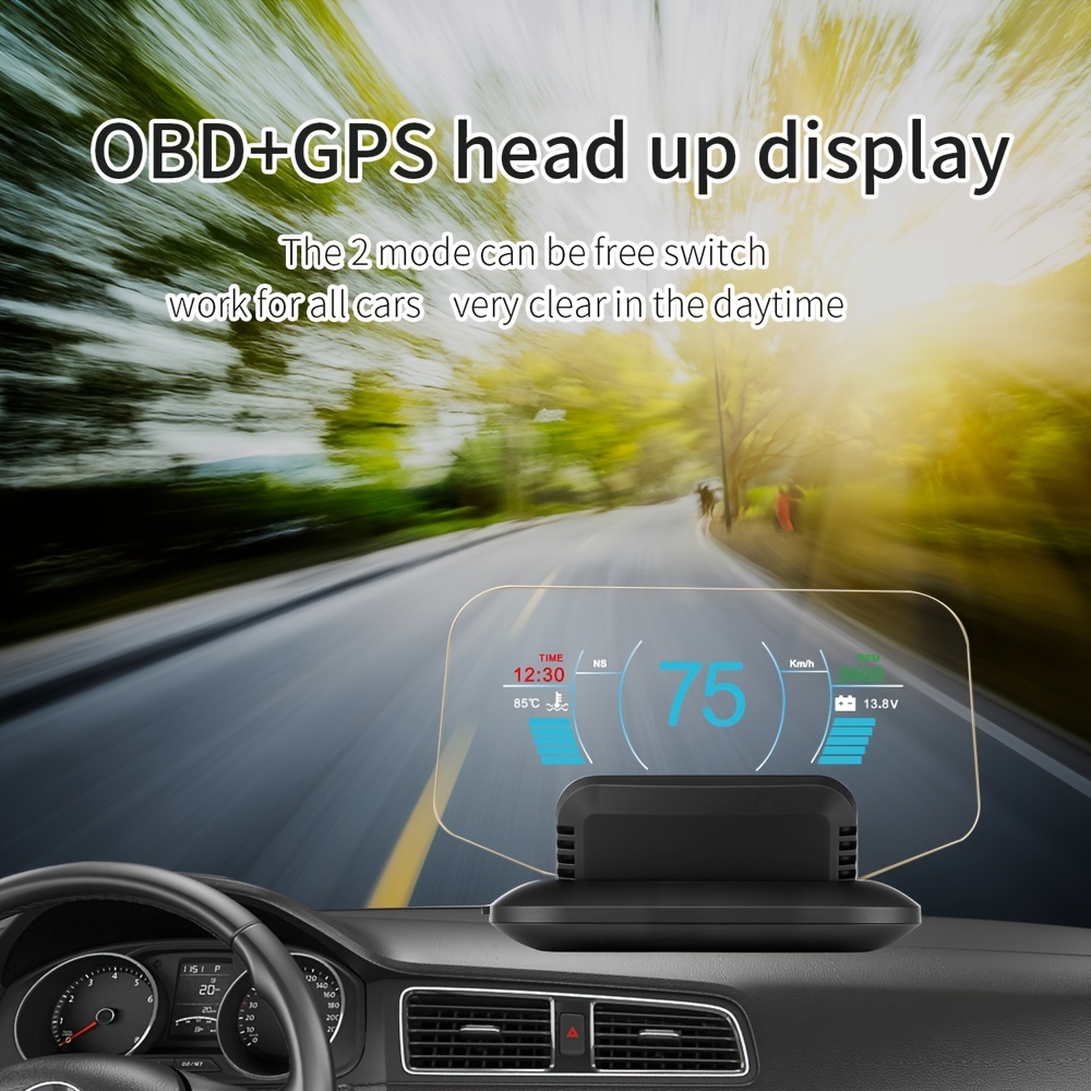 OBD A410 CAR HUD CON GPS INTEGRATO COMPUTER DI BORDO CONTACHILOMETRI DISPLAY