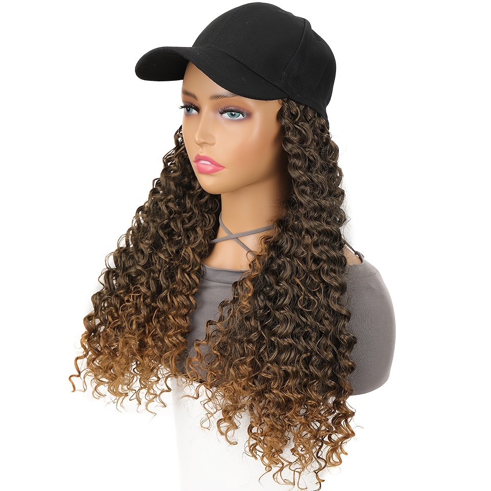 Unisex Loose Curly Hair Hat Adjustable Attached Hair Long Baseball  Hairstyle Hair Wig Hiphop For Women Girls And Men Boys Mullet Wig - Temu  Australia